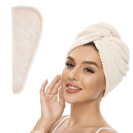 Premium haarhanddoek wit microvezel – Voor alle haartypes