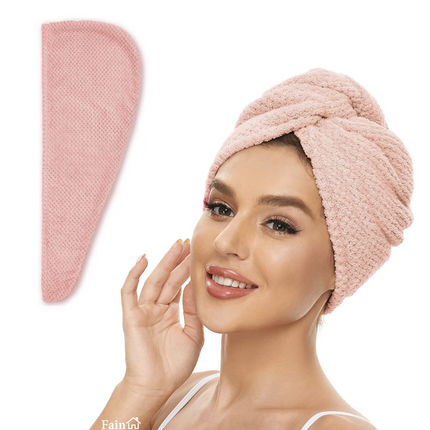 Premium haarhanddoek beige microvezel – Voor alle haartypes
