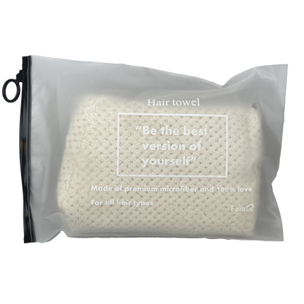 Premium haarhanddoek wit microvezel – Voor alle haartypes