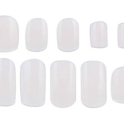 Nailtrainer nagels 100 stuks wit – Oefenhand voor nagels