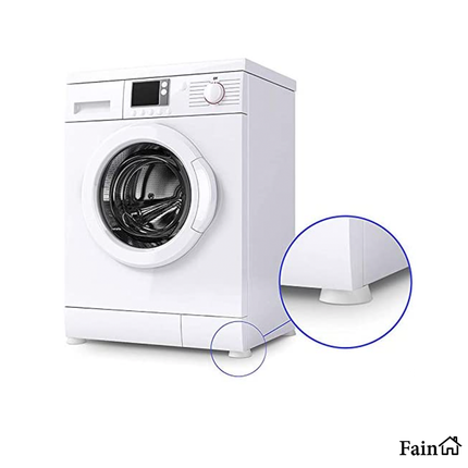 Trillingsdempers wasmachine set van 4 stuks - Wit basic